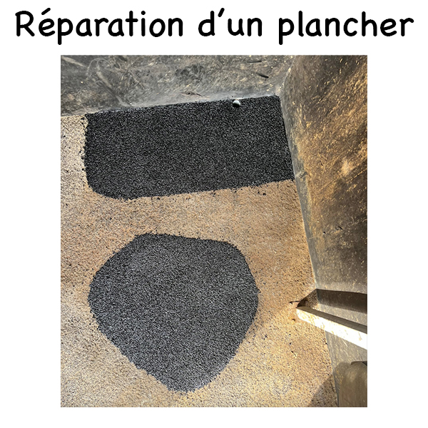 Photo de la réparation d'un plancher de van - étape 5