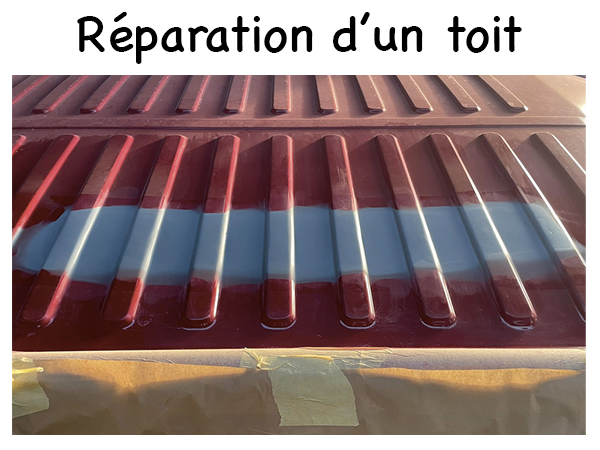 Photo de la réparation d'un toit de van - étape 5