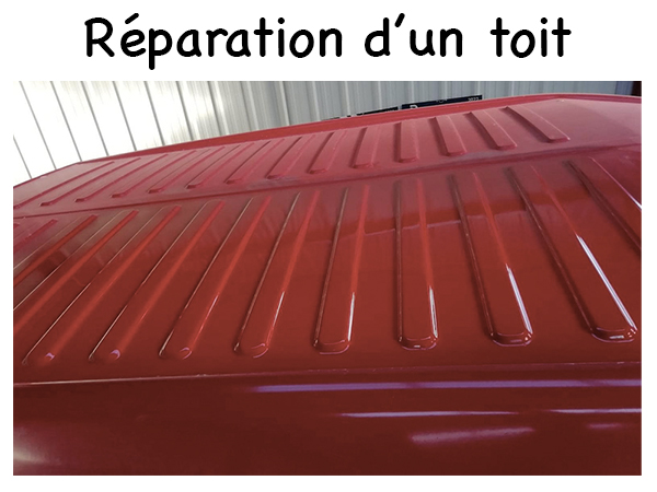 Photo de la réparation d'un toit de van - étape 6