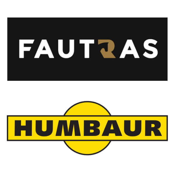 Logos des fournisseurs de vans : Fautras et Humbaur